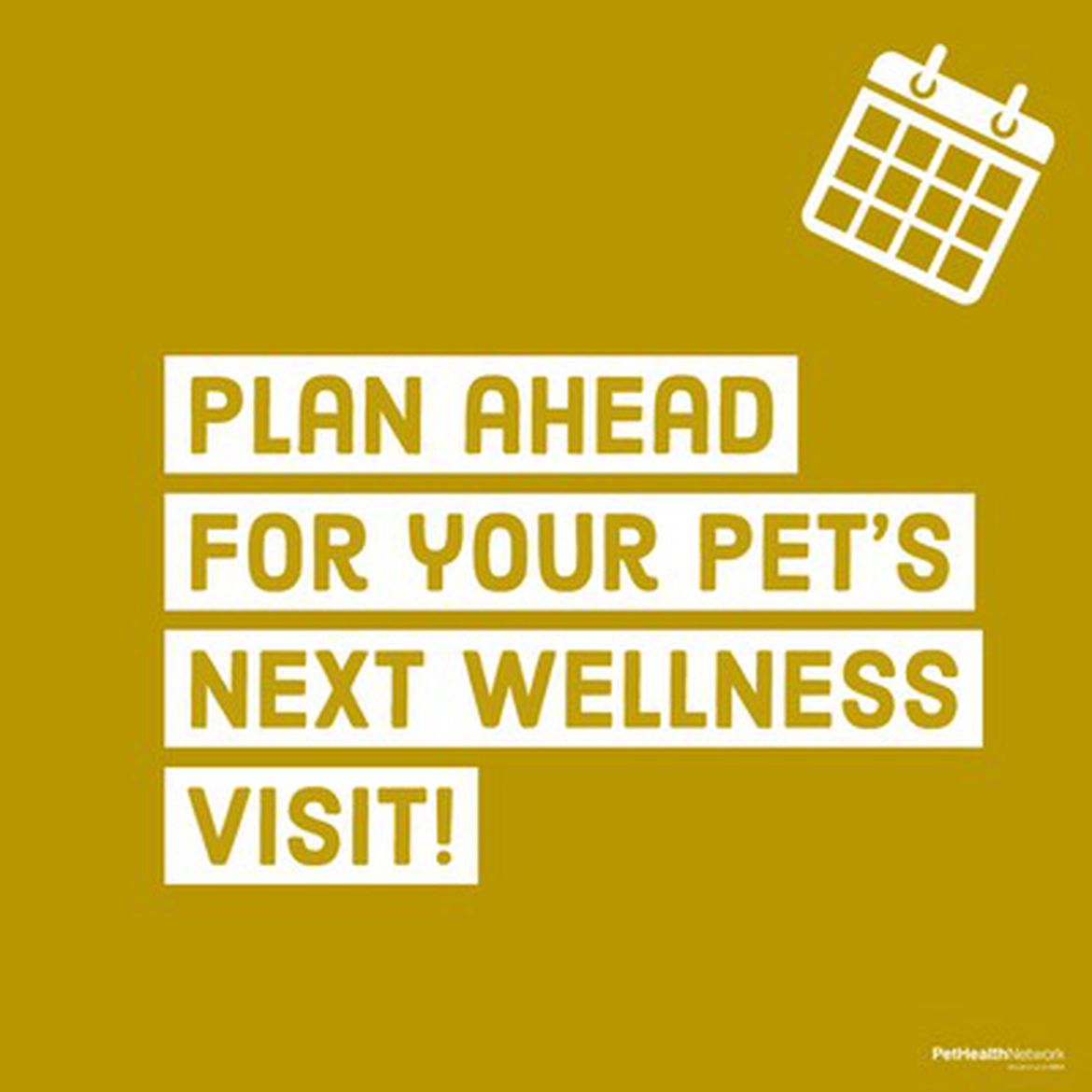 Social media post for a reminder to book your veterinary appointments in advance.